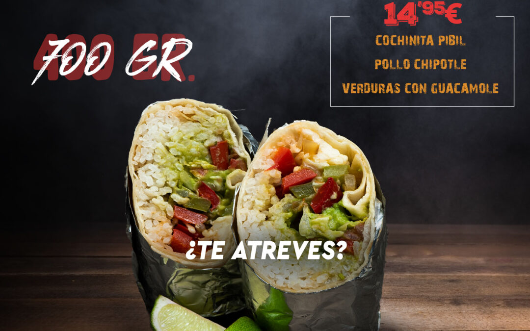 Burritos XXL ya en Supertaco